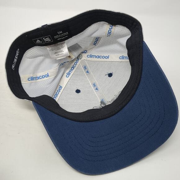Falcon Crest Golf Club Fitted Hat Blue Medium Embroidered Adidas Climacool - Picture 7 of 9
